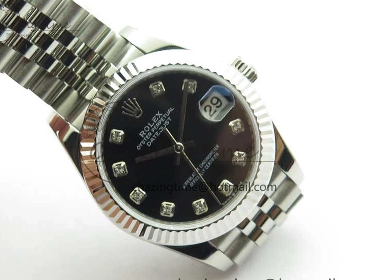 Bracelet Dial Black BP Edition Crystal on Maker Jubilee 31mm 278271 Datejust SS Best 0202
